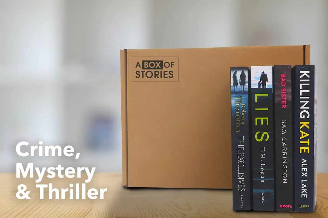 A Box of Stories: Crime, Thriller & Mystery subscription box 2