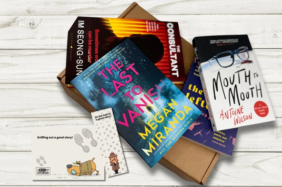 A Box of Stories: Crime, Thriller & Mystery subscription box 3