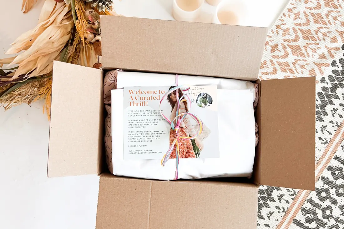 A Curated Thrift: The Curated Collection subscription box 2