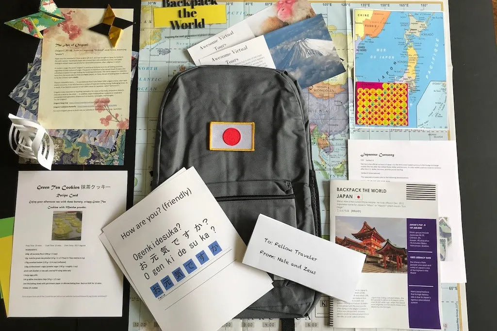 Backpack The World Cultural Geography Kit subscription box 2