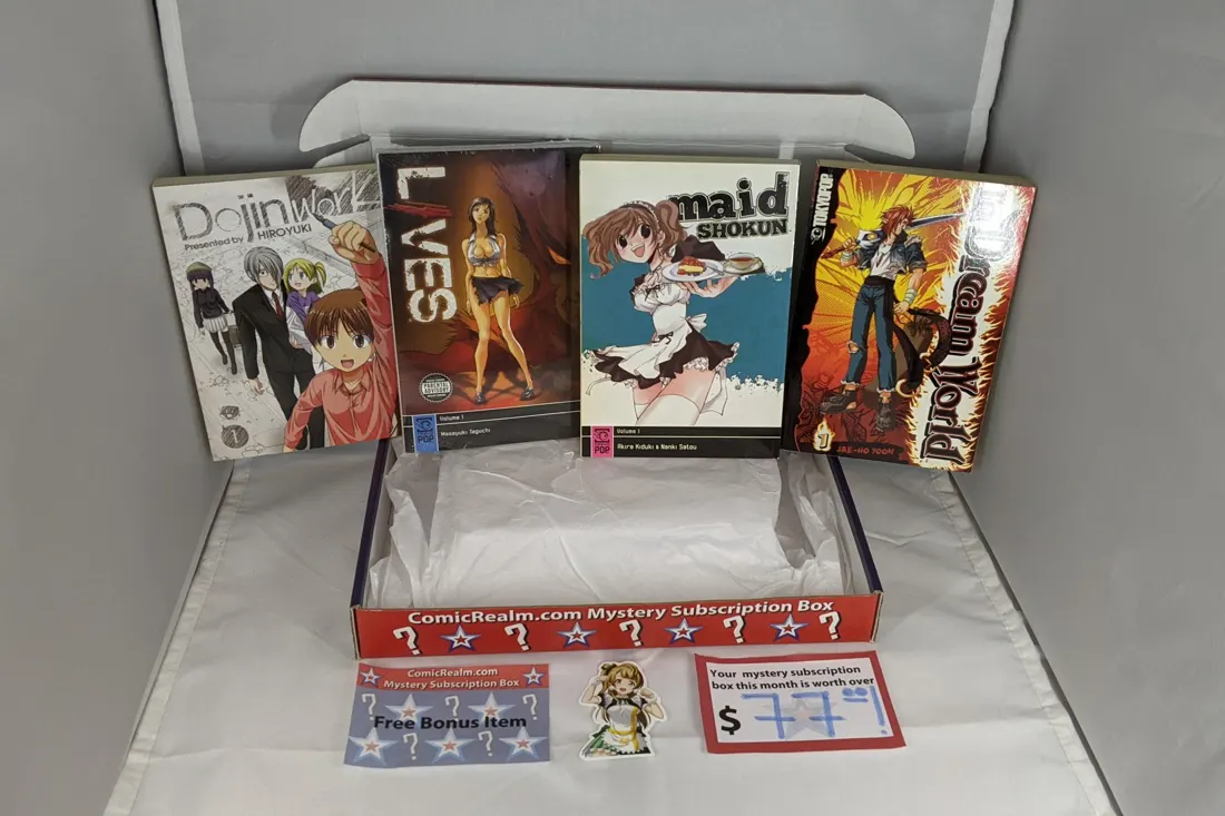 ComicRealm Manga Madness Bundle subscription box 2