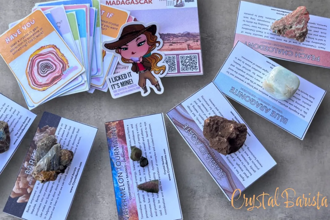 The Crystal Barista Crystal Healing Set of the Month subscription box 3