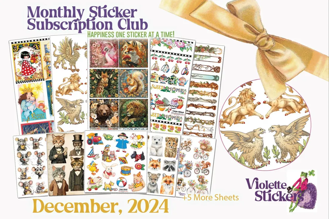 Violette Sticker Club subscription box 2