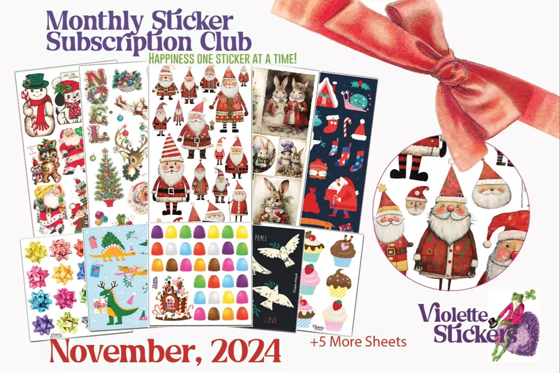 Violette Sticker Club subscription box 3
